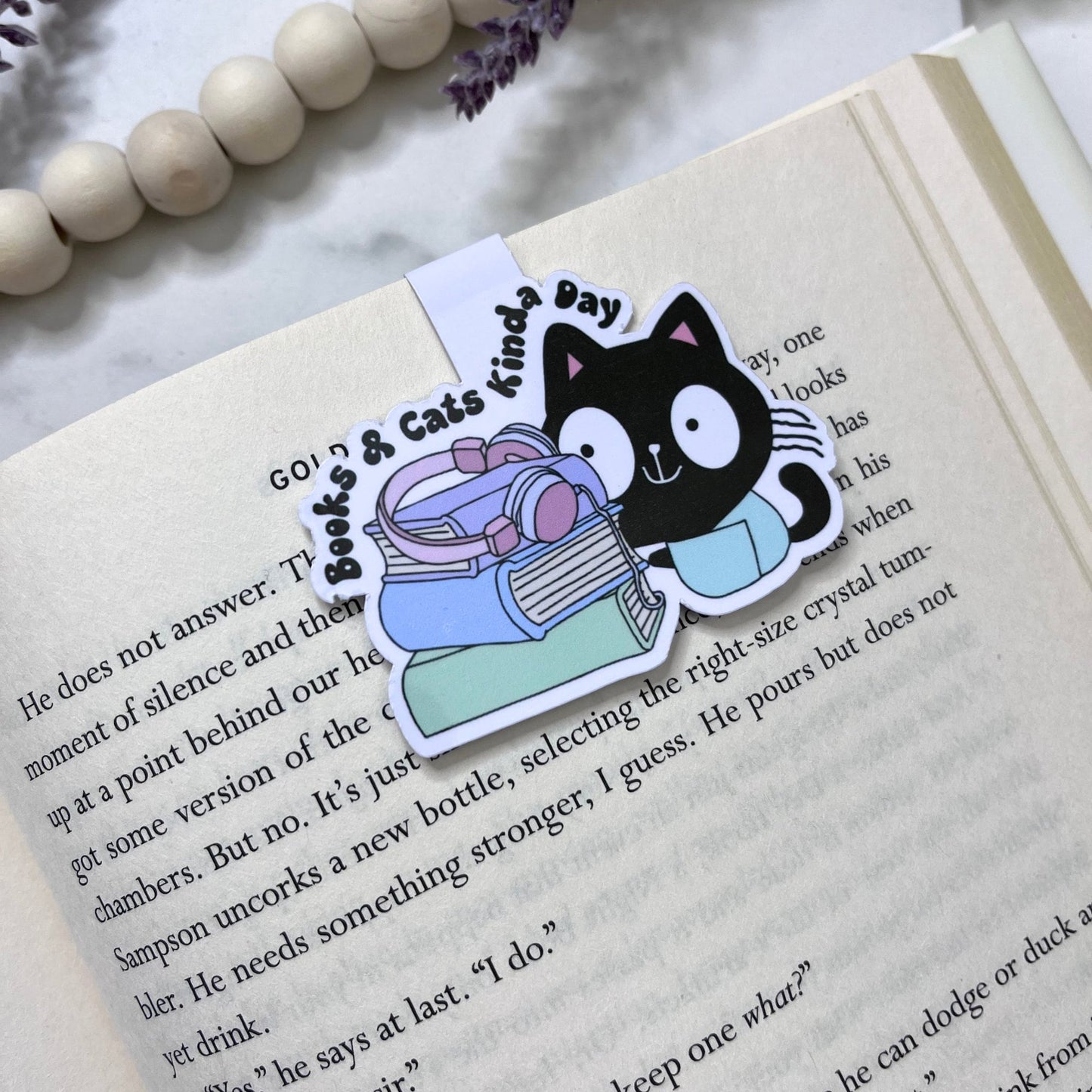 Cat Magnetic Bookmark