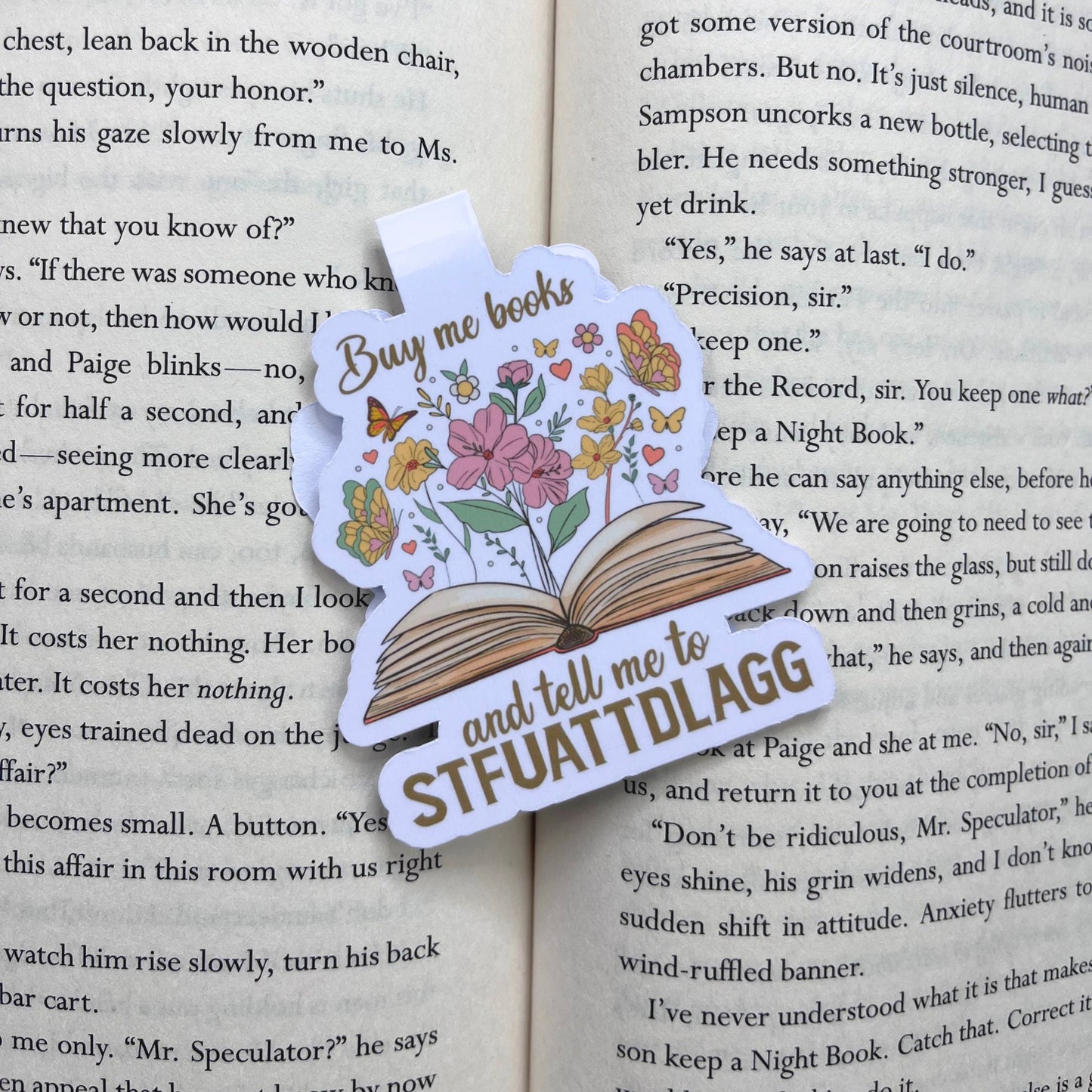 STFUATTDLAGG Magnetic Bookmark