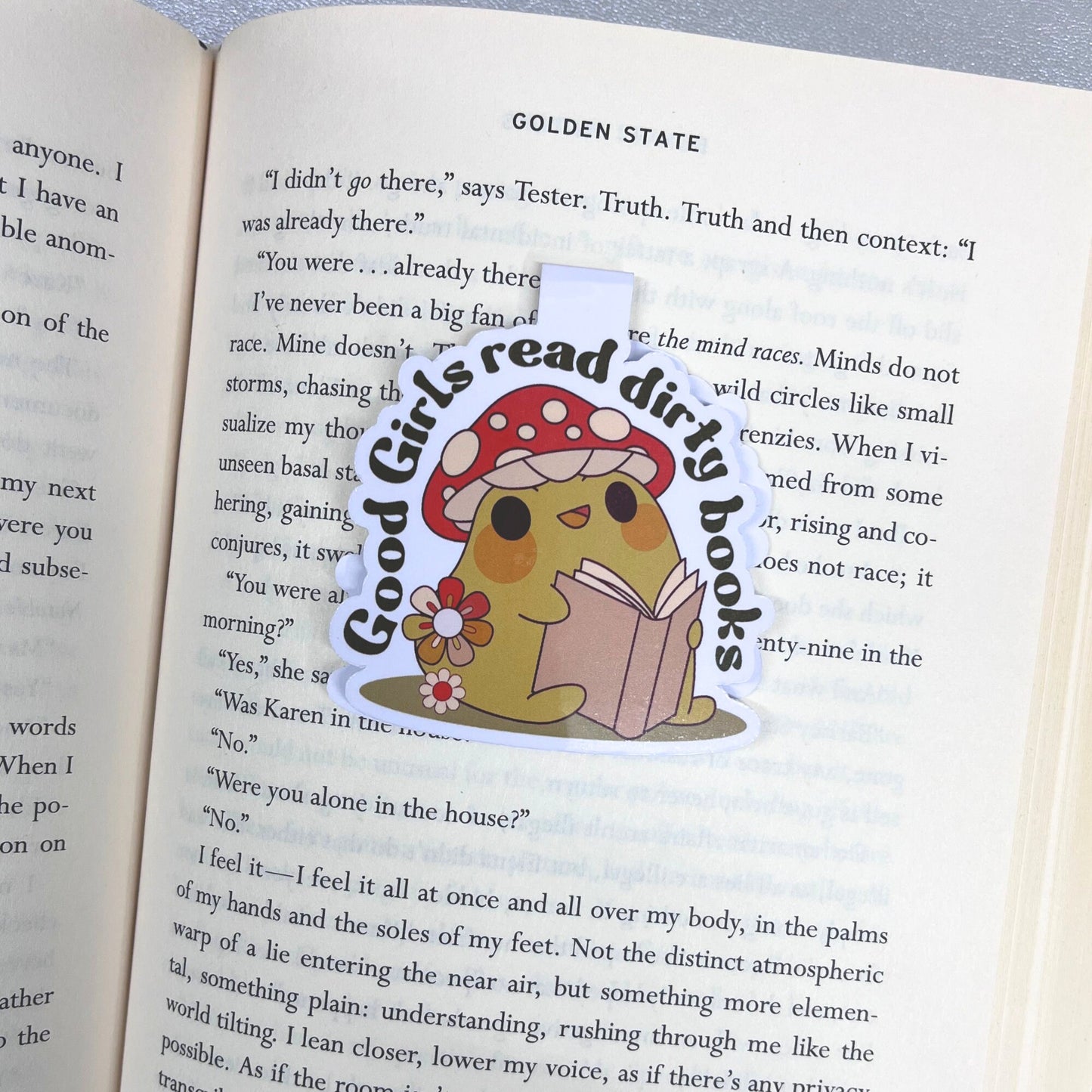 Good Girls Read Dirty Books Magnetic Bookmark