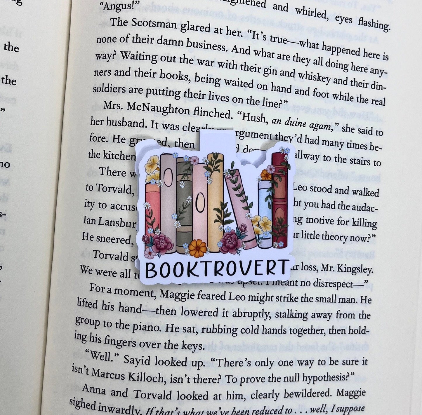 Booktrovert Magnetic Bookmark