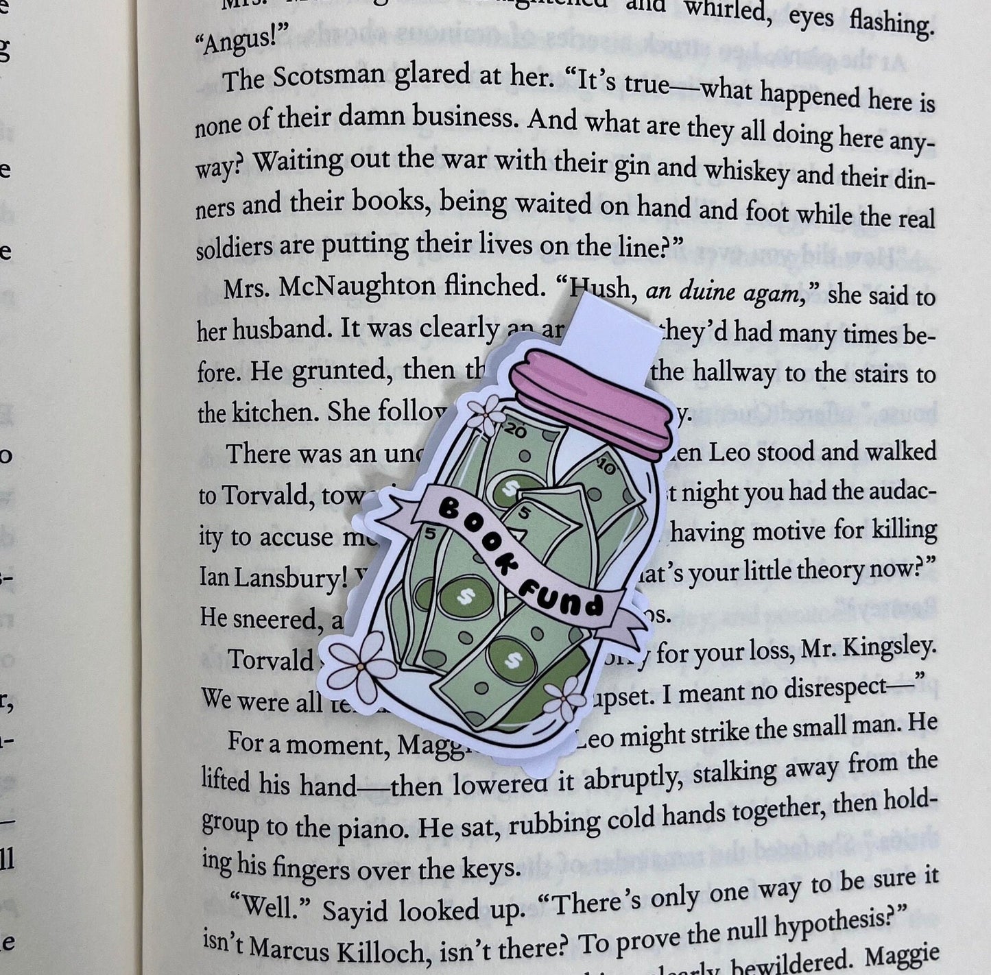 Book Fund Magnetic Bookmark