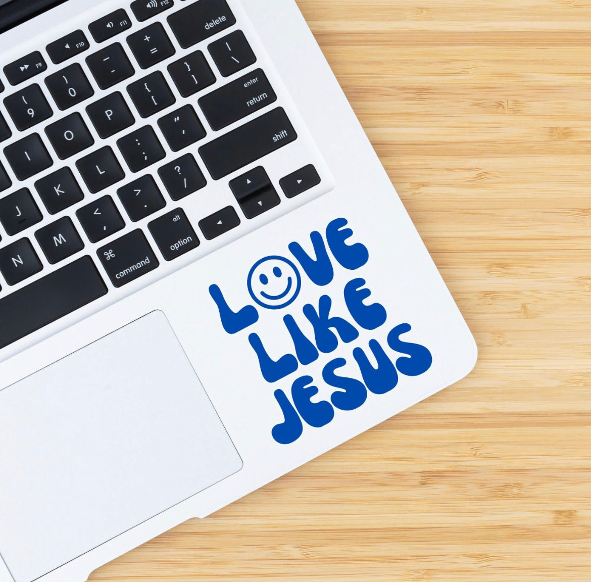 love like Jesus laptop decal