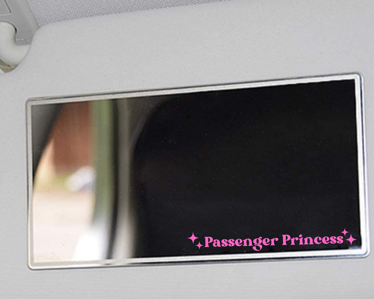 Passenger Princess Mirror Decal