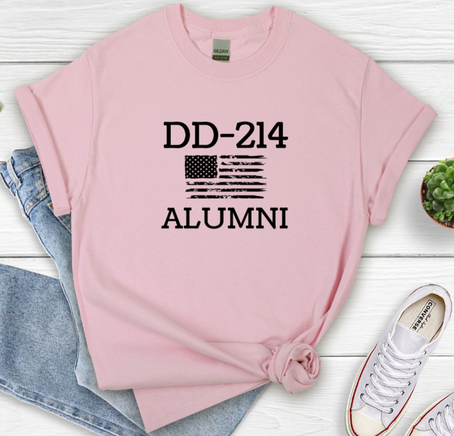 DD-214 Alumni T-shirt - The Glam Thangz
