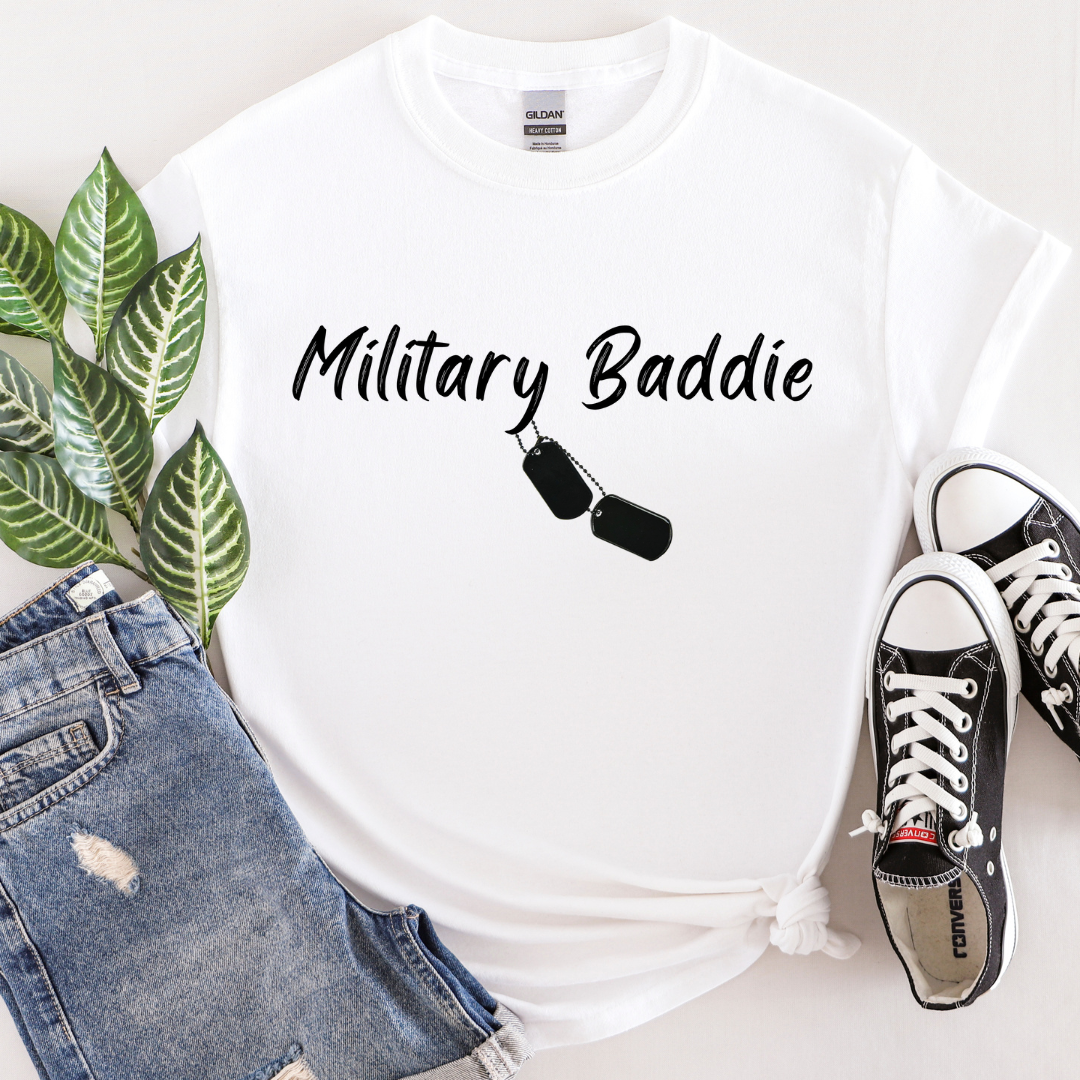 Military Baddie T-Shirt - The Glam Thangz