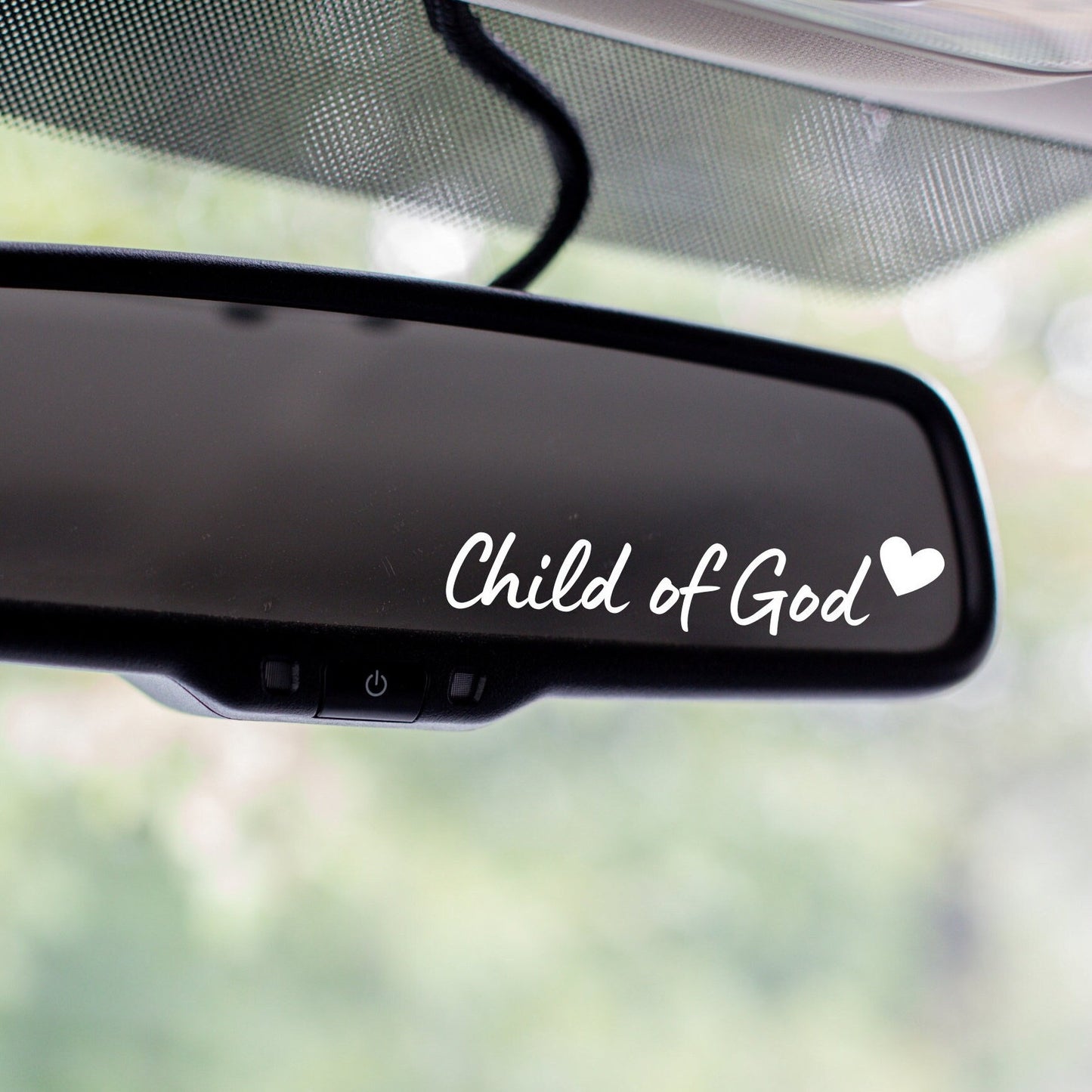 Child of God Mirror Decal - The Glam Thangz