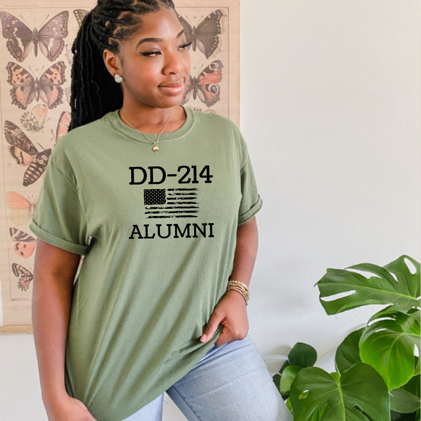 DD-214 Alumni T-shirt - The Glam Thangz